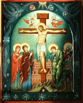 The Crucifixion of St. George - A Study in Byzantine Iconography and Emotional Depth!